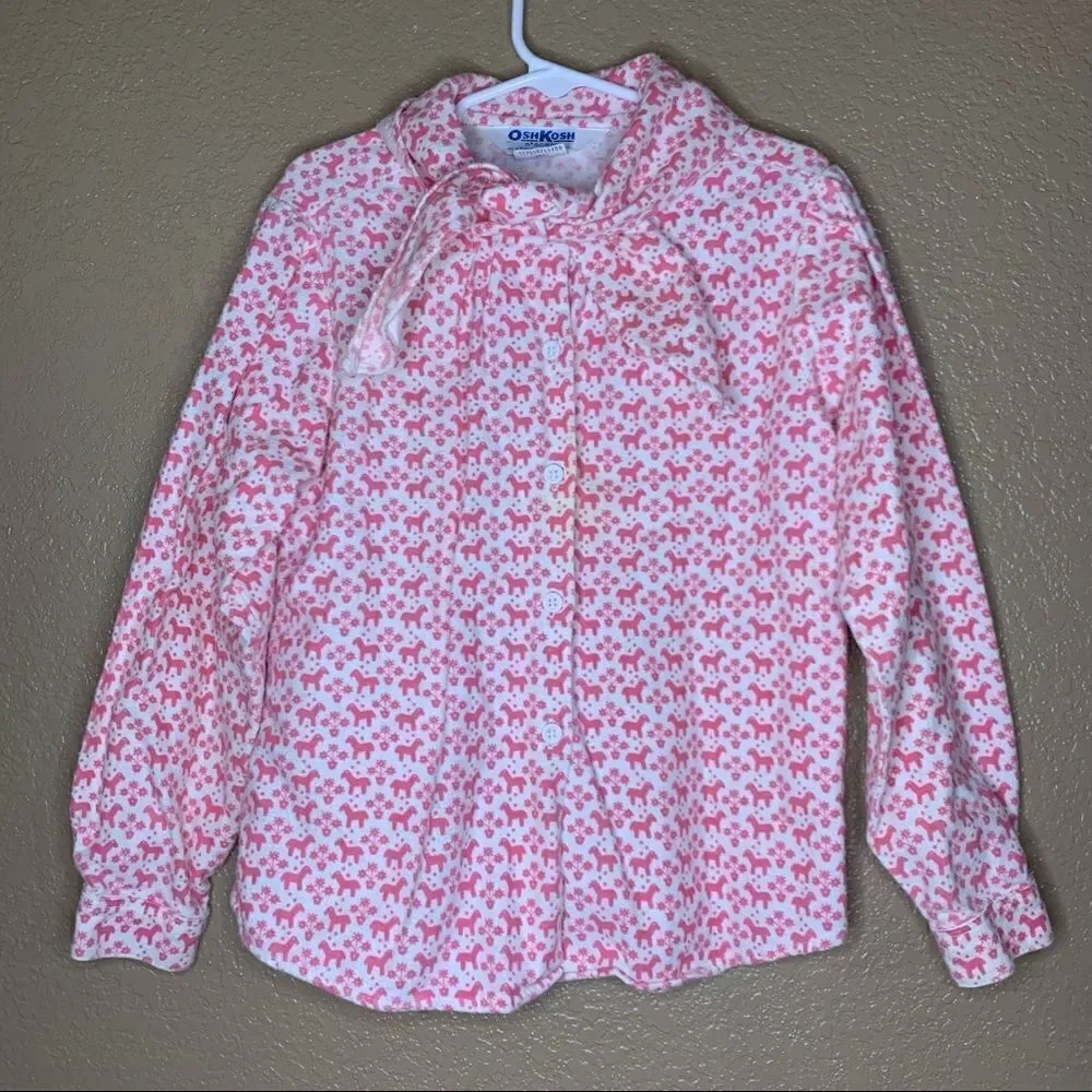 ‎Vintage Oshkosh B’Gosh girls pajama top